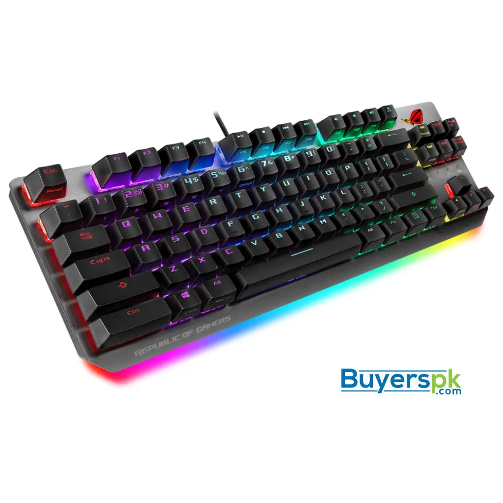 Asus X802 Rog Strix Scope Tkl Wired Mechanical Rgb Gaming Keyboard - Price in Pakistan Asus X802 Rog Strix Scope Tkl Wired Mechanical Rgb Gaming Keyboard - Price in Pakistan
